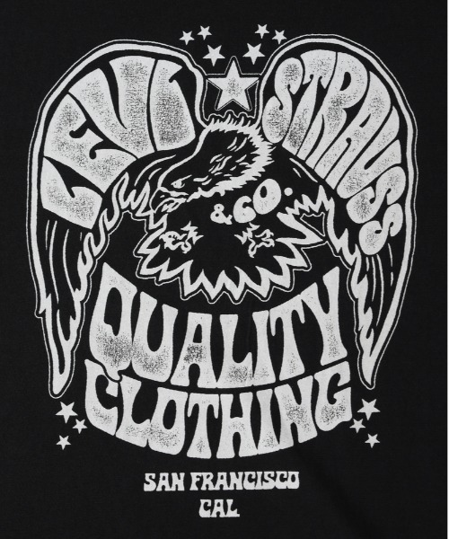 Levi's(リーバイス)の「【Levi's】「RELAXED FIT TEE」リラックスドフィットTシャツ(Tシャツ/カットソー・メンズ・ブラック・M/L/S)」の6枚目の写真