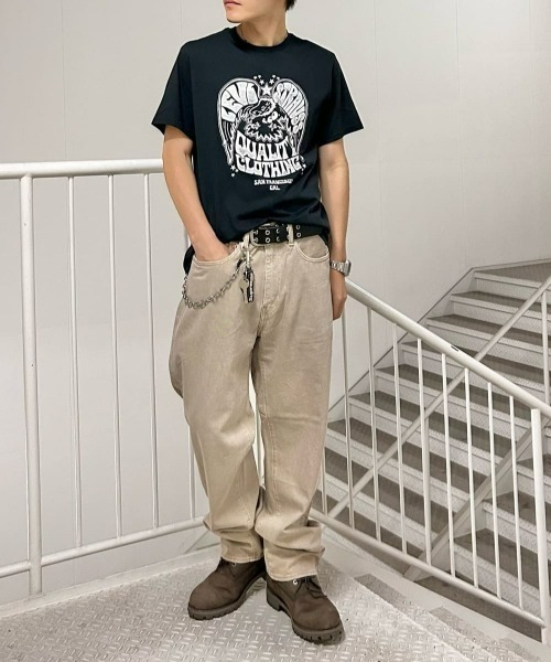 Levi's(リーバイス)の「【Levi's】「RELAXED FIT TEE」リラックスドフィットTシャツ(Tシャツ/カットソー・メンズ・ブラック・M/L/S)」の11枚目の写真