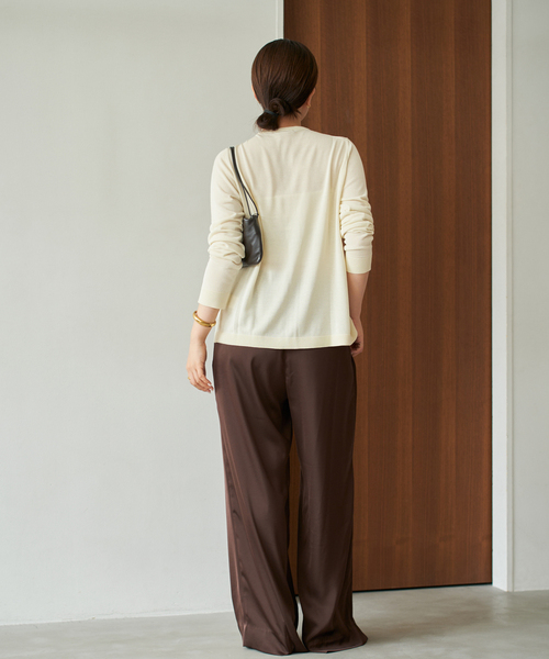 vis/silk mix カーディガン（カーディガン/ボレロ）｜Plage