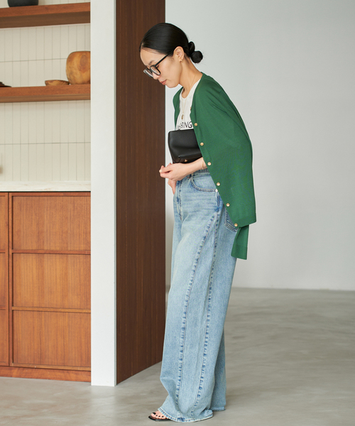 plage（プラージュ）の「vis/silk mix カーディガン（カーディガン/ボレロ・レディース・アイボリー/ベージュ/グリーン・FREE）」の22枚目の写真