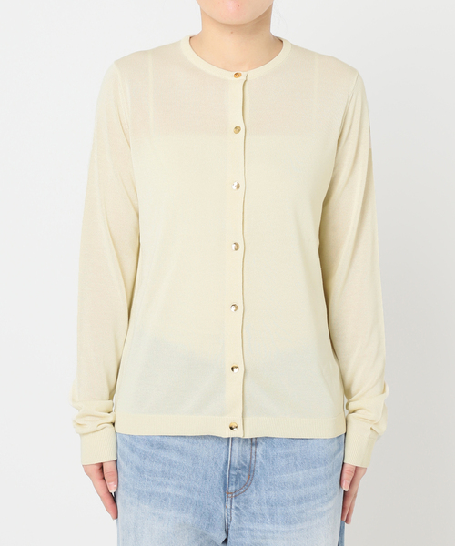 vis/silk mix カーディガン（カーディガン/ボレロ）｜Plage