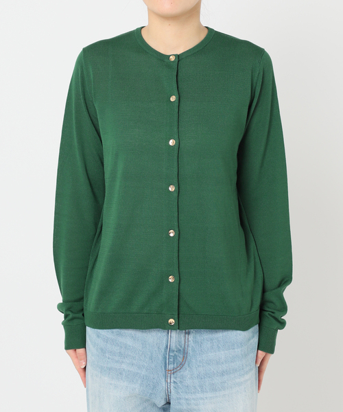 plage（プラージュ）の「vis/silk mix カーディガン（カーディガン/ボレロ・レディース・アイボリー/ベージュ/グリーン・FREE）」の20枚目の写真