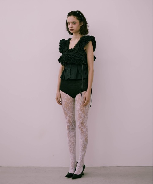 Ange frill vest（ベスト）｜Carmelo（カーメロ）のファッション通販