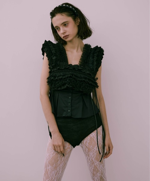 Carmelo（カーメロ）の「Ange frill vest（ベスト）」 - WEAR