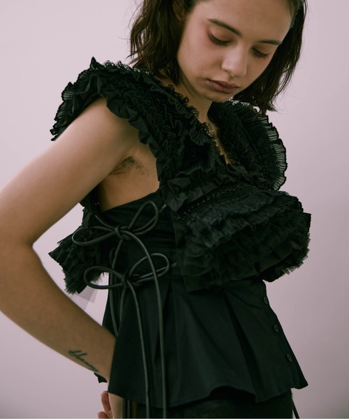 Carmelo（カーメロ）の「Ange frill vest（ベスト）」 - WEAR
