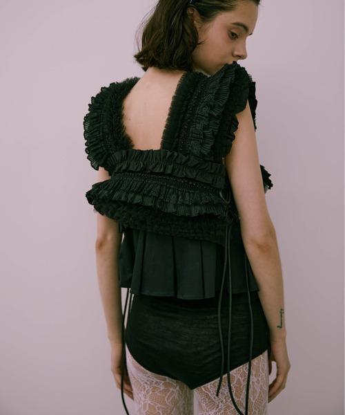 Carmelo（カーメロ）の「Ange frill vest（ベスト）」 - WEAR