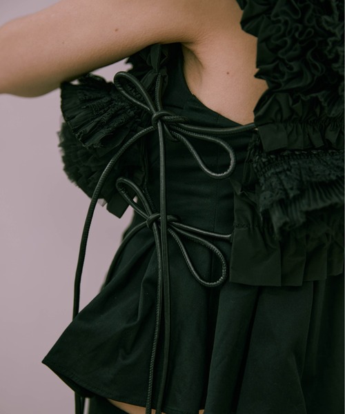 Carmelo（カーメロ）の「Ange frill vest（ベスト）」 - WEAR