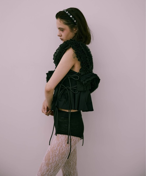 Carmelo（カーメロ）の「Ange frill vest（ベスト）」 - WEAR