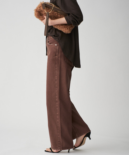 upperhights(アッパーハイツ)の「upper hights アッパーハイツ THE NIECE MID-RISE 103312602CHO(デニムパンツ・レディース・ブラウン・27/26/25/24/23)」の13枚目の写真