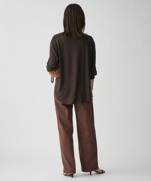 upperhights(アッパーハイツ)の「upper hights アッパーハイツ THE NIECE MID-RISE 103312602CHO(デニムパンツ・レディース・ブラウン・27/26/25/24/23)」の18枚目の写真