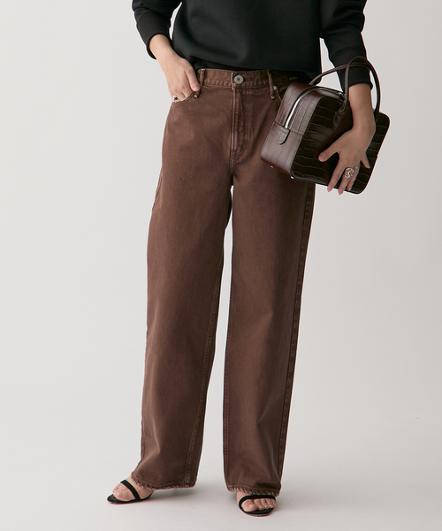upperhights(アッパーハイツ)の「upper hights アッパーハイツ THE NIECE MID-RISE 103312602CHO(デニムパンツ・レディース・ブラウン・27/26/25/24/23)」の19枚目の写真