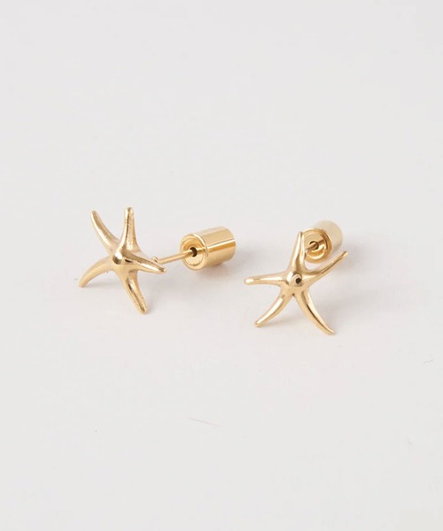 SOAC（ソーク）の「(SOAC)Star Fish Pierce（ピアス（両耳用）・レディース・ゴールド/シルバー・ONE SIZE）」の5枚目の写真