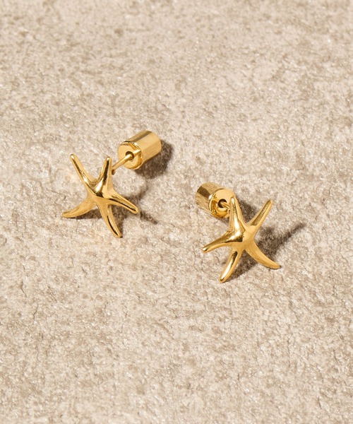 SOAC（ソーク）の「(SOAC)Star Fish Pierce（ピアス（両耳用）・レディース・ゴールド/シルバー・ONE SIZE）」の11枚目の写真