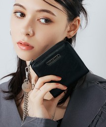 MURUA | MURUA(ムルーア)L字二つ折り財布 MR-W1363 フレームメタル(財布)