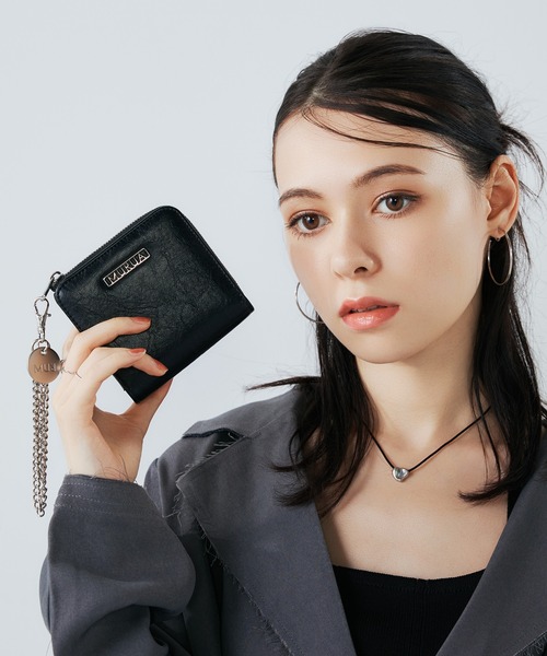 MURUA(ムルーア)L字二つ折り財布 MR-W1363 フレームメタル（財布