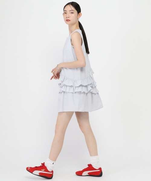 3.3 Field Trip (3.3フィールドトリップ)の「3.3 Field Trip/アソートフリルタンクワンピース(ワンピース・レディース・ブルー/その他1/ホワイト・FREE)」の20枚目の写真