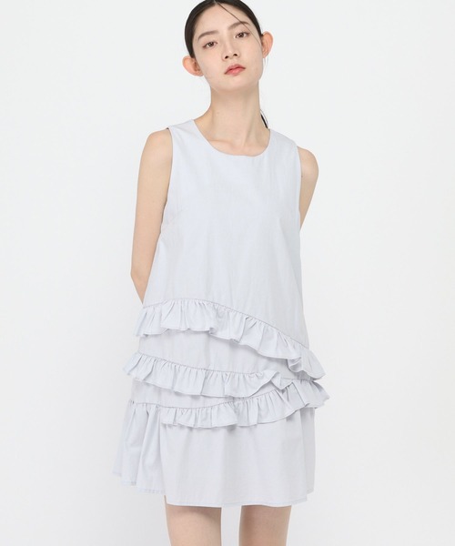 3.3 Field Trip (3.3フィールドトリップ)の「3.3 Field Trip/アソートフリルタンクワンピース(ワンピース・レディース・ブルー/その他1/ホワイト・FREE)」の17枚目の写真
