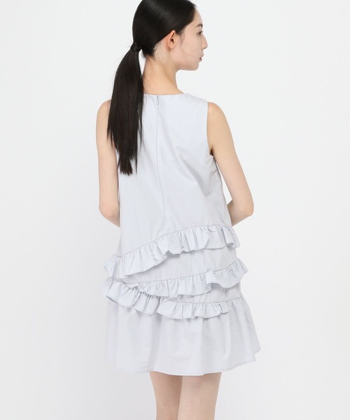 3.3 Field Trip (3.3フィールドトリップ)の「3.3 Field Trip/アソートフリルタンクワンピース(ワンピース・レディース・ブルー/その他1/ホワイト・FREE)」の15枚目の写真