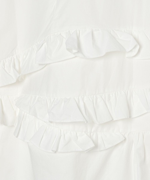 3.3 Field Trip (3.3フィールドトリップ)の「3.3 Field Trip/アソートフリルタンクワンピース(ワンピース・レディース・ブルー/その他1/ホワイト・FREE)」の6枚目の写真