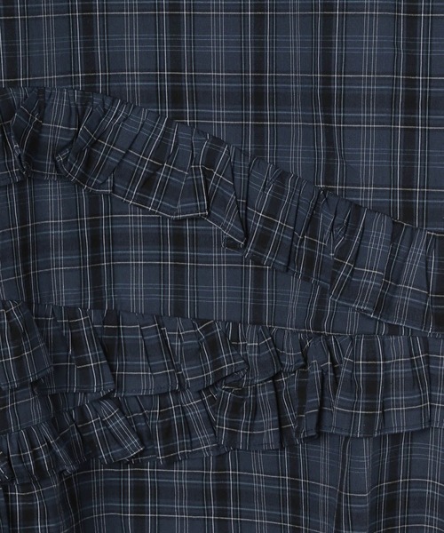 3.3 Field Trip (3.3フィールドトリップ)の「3.3 Field Trip/アソートフリルタンクワンピース(ワンピース・レディース・ブルー/その他1/ホワイト・FREE)」の4枚目の写真