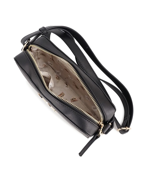 PAUL & JOE ACCESSOIRES(ポールアンドジョーアクセソワ)の「PAUL & JOE ACCESSOIRES (ポール&ジョーアクセソワ)ミニショルダーバッグ PJA-B1276 ビッグキャットメタル(ショルダーバッグ・レディース・ブラウン/パープル/ブラック・FREE)」の7枚目の写真