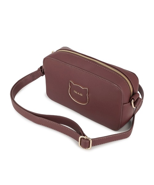 PAUL & JOE ACCESSOIRES(ポールアンドジョーアクセソワ)の「PAUL & JOE ACCESSOIRES (ポール&ジョーアクセソワ)ミニショルダーバッグ PJA-B1276 ビッグキャットメタル(ショルダーバッグ・レディース・ブラウン/パープル/ブラック・FREE)」の11枚目の写真