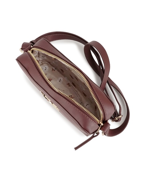 PAUL & JOE ACCESSOIRES(ポールアンドジョーアクセソワ)の「PAUL & JOE ACCESSOIRES (ポール&ジョーアクセソワ)ミニショルダーバッグ PJA-B1276 ビッグキャットメタル(ショルダーバッグ・レディース・ブラウン/パープル/ブラック・FREE)」の12枚目の写真