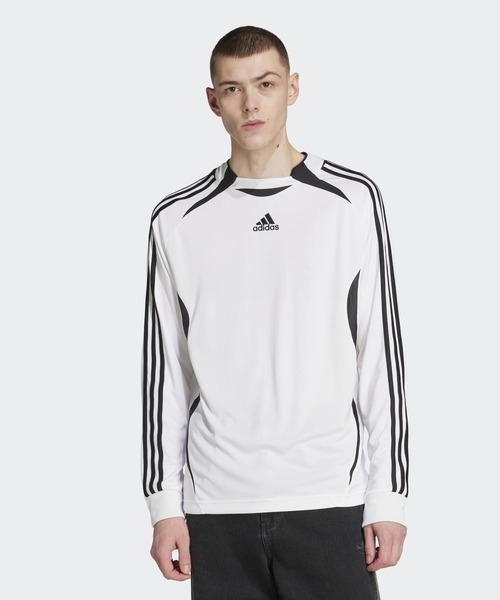 アディダス　オリジナルス　アディカラー　長袖　Tシャツ　ホワイト　白　Sサイズ adidas tシャツ アディカラー スリーストライプス