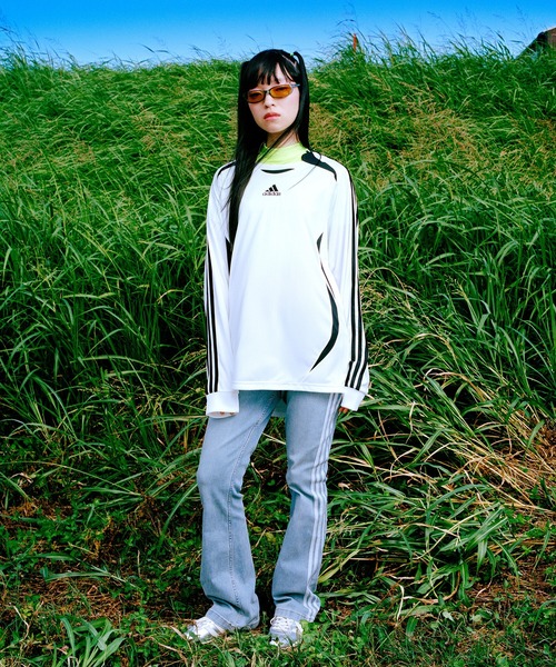 adidas(アディダス)の「チームガイスト アディカラー 長袖Tシャツ / ロンT / アディダスオリジナルス adidas Originals(Tシャツ/カットソー・メンズ・ホワイト/ブラック・3XL/SMALL/X-LARGE/X-SMALL/XX-LARGE/XX-SMALL/MEDIUM/LARGE)」の12枚目の写真