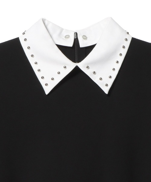 ESTNATION / 2WAY 襟付きハーフスリーブ ニット《EXCLUSIVE》（ニット