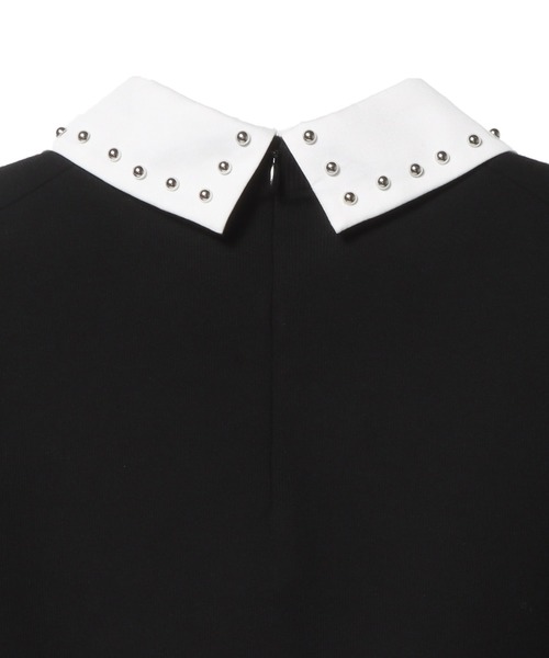 ESTNATION / 2WAY 襟付きハーフスリーブ ニット《EXCLUSIVE》（ニット