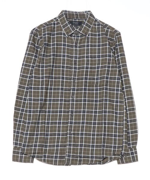BANANA REPUBLIC FACTORY STORE(バナナリパブリック ファクトリーストア)の「BANANA REPUBLIC FACTORY STORE ライトウェイト フランネル シャツ(シャツ/ブラウス・メンズ・ベージュ/チャコールグレー/ネイビー/オレンジ/マルチ/カーキ/グレー・L/XL/M/S)」の14枚目の写真