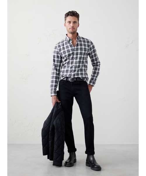 BANANA REPUBLIC FACTORY STORE(バナナリパブリック ファクトリーストア)の「BANANA REPUBLIC FACTORY STORE ライトウェイト フランネル シャツ(シャツ/ブラウス・メンズ・ベージュ/チャコールグレー/ネイビー/オレンジ/マルチ/カーキ/グレー・L/XL/M/S)」の12枚目の写真