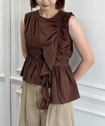 archives | フリルドロストノースリーブＴＯＰＳ(Tシャツ/カットソー)