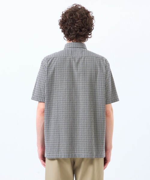 MACKINTOSH PHILOSOPHY(マッキントッシュ フィロソフィー)の「空羽サッカーチェック 半袖ボタンダウンシャツ(シャツ/ブラウス・メンズ・チャコールグレー/ブルー系その他7・38/40)」の14枚目の写真