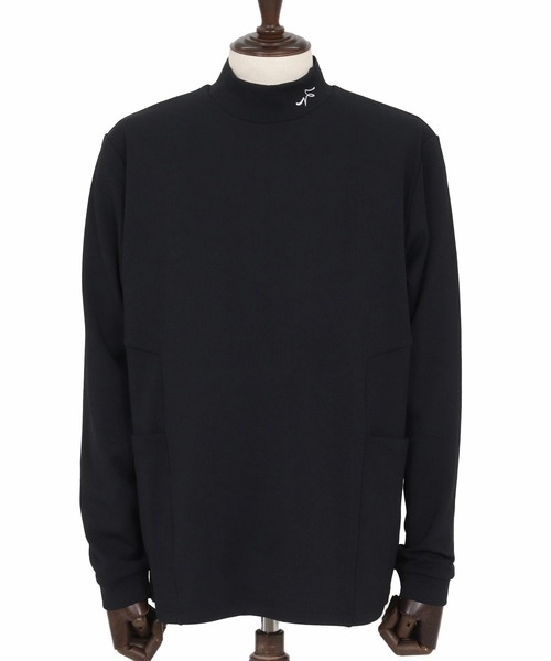 CALL&RESPONSE（コールアンドレスポンス）の「mlt5303-モックネック長袖PO-3Dジャガード カットソー（Tシャツ/カットソー・メンズ・ブラック/ホワイト・2/4/5）」の18枚目の写真