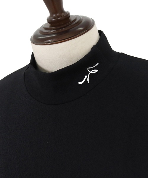 CALL&RESPONSE（コールアンドレスポンス）の「mlt5303-モックネック長袖PO-3Dジャガード カットソー（Tシャツ/カットソー・メンズ・ブラック/ホワイト・2/4/5）」の20枚目の写真