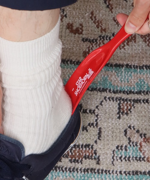 ROOPTOKYO(ループトウキョウ)の「ANAheim/アナハイム Travel SHOEHORN スターシューホーン 靴ベラ(シューズ小物/雑貨・メンズ・ネイビー/ホワイト/ブラウン/レッド・FREE)」の1枚目の写真