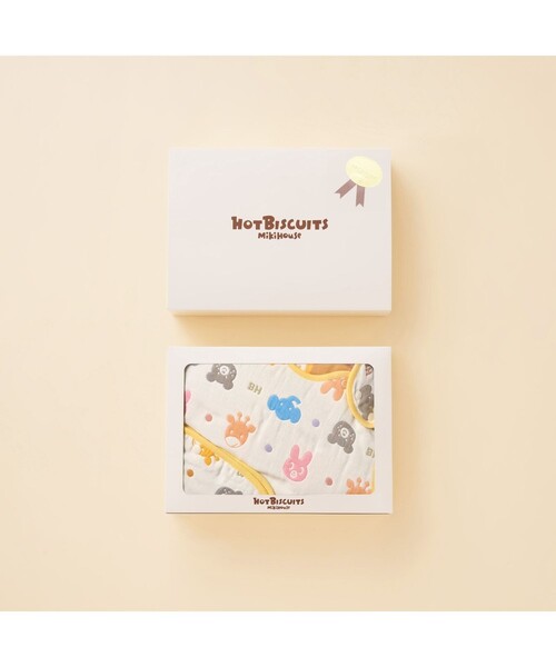 HOT BISCUITS(ホットビスケッツ)の「六重織ガーゼスリーパーギフトセット【BOX付き】(ルームウェア/パジャマ・キッズ・マルチ・フリー)」の3枚目の写真