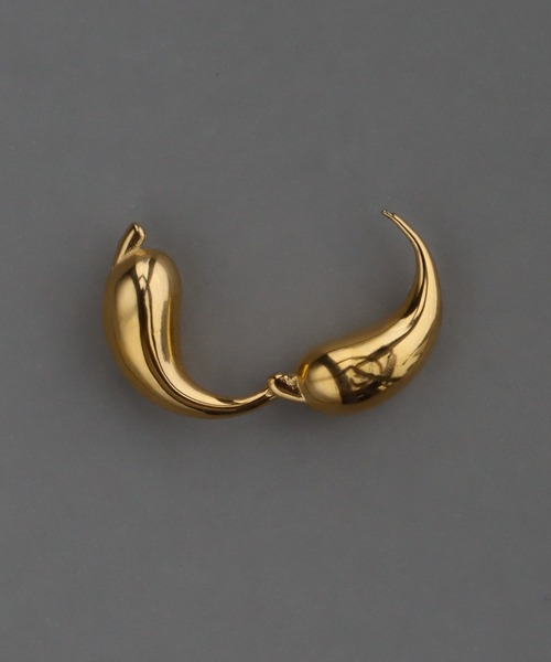 abaskdesign(アバスクデザイン)の「金属アレルギー対応 ボリュームフープピアス(ピアス(両耳用)・レディース・シルバー/ゴールド・FREE)」の10枚目の写真