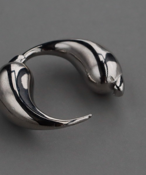 abaskdesign(アバスクデザイン)の「金属アレルギー対応 ボリュームフープピアス(ピアス(両耳用)・レディース・シルバー/ゴールド・FREE)」の11枚目の写真