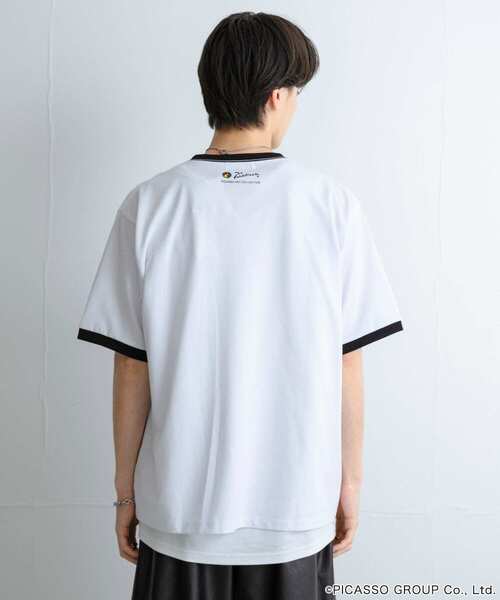 SENSE OF PLACE by URBAN RESEARCH（センスオブプレイスバイアーバンリサーチ）の「PICASSO SHORT-SLEEVE T-SHIRTS A（Tシャツ/カットソー・メンズ・ブラック/ホワイト・MEDIUM/LARGE）」の15枚目の写真