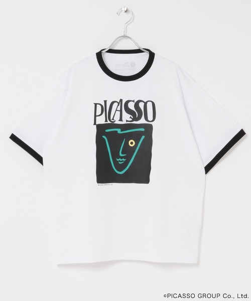SENSE OF PLACE by URBAN RESEARCH（センスオブプレイスバイアーバンリサーチ）の「PICASSO SHORT-SLEEVE T-SHIRTS A（Tシャツ/カットソー・メンズ・ブラック/ホワイト・MEDIUM/LARGE）」の17枚目の写真