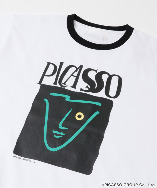 SENSE OF PLACE by URBAN RESEARCH（センスオブプレイスバイアーバンリサーチ）の「PICASSO SHORT-SLEEVE T-SHIRTS A（Tシャツ/カットソー・メンズ・ブラック/ホワイト・MEDIUM/LARGE）」の18枚目の写真