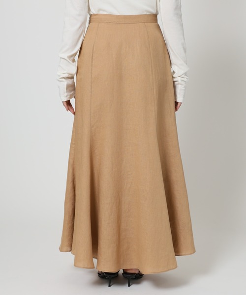 BABYLONE（バビロン）の「リネンフレアスカート（スカート・レディース・ピンク/ベージュ/ブラウン・38inch/36inch）」の4枚目の写真