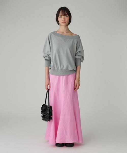 BABYLONE（バビロン）の「リネンフレアスカート（スカート・レディース・ピンク/ベージュ/ブラウン・38inch/36inch）」の16枚目の写真