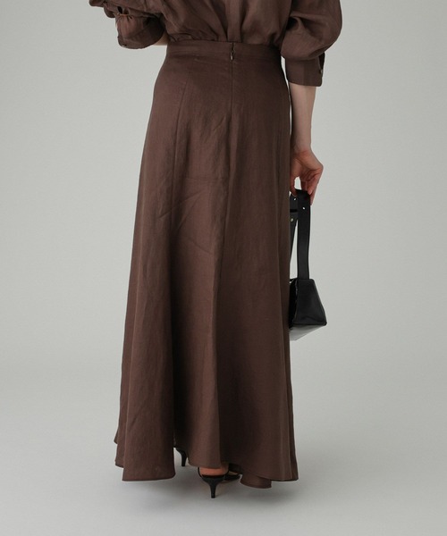 BABYLONE（バビロン）の「リネンフレアスカート（スカート・レディース・ピンク/ベージュ/ブラウン・38inch/36inch）」の20枚目の写真