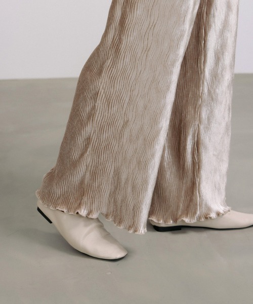 Bab(バブ)の「【S・Mサイズ展開】ベロアウェーブプリーツイージーパンツ(その他パンツ・レディース・ブラック/グレイッシュベージュ/ブラウン・S/M)」の21枚目の写真