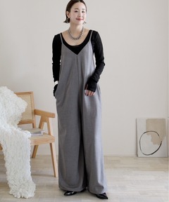 stitched jumpsuit（つなぎ/オールインワン）｜KISHIDAMIKI