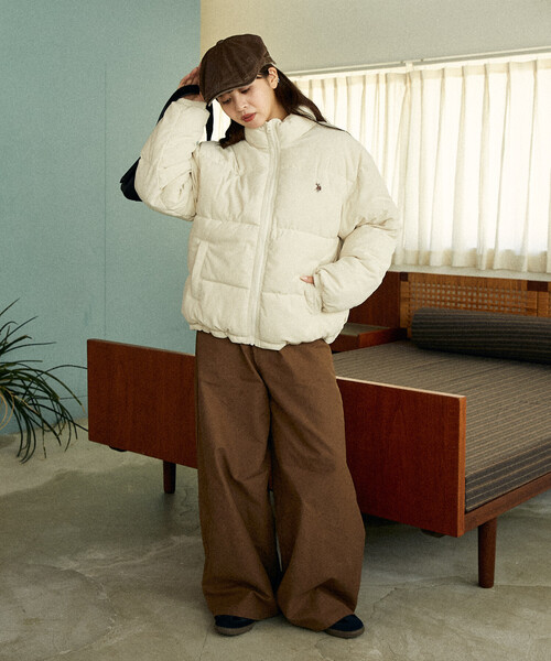 PUBLUX(パブリュクス)の「PUBLUX/パブリュクス スラッシュポケット付 バレルパンツ 限定展開(その他パンツ・レディース・ブラウン/ベージュ・S/M)」の18枚目の写真